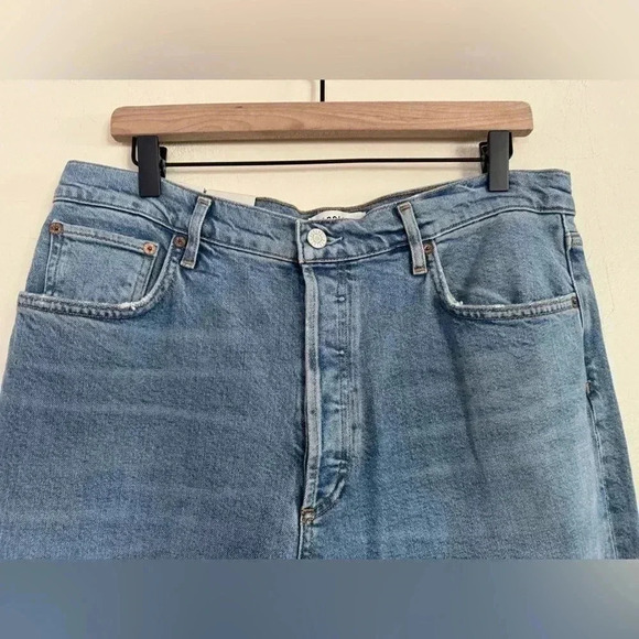 AGOLDE Jeans - Riley High Rise Straight Cut Size 32 - Picture 16 of 16